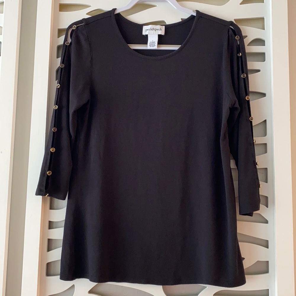 Peck & Peck 3/4 length sleeved shirt